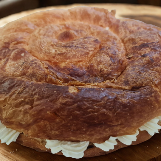 ensaimada de nata